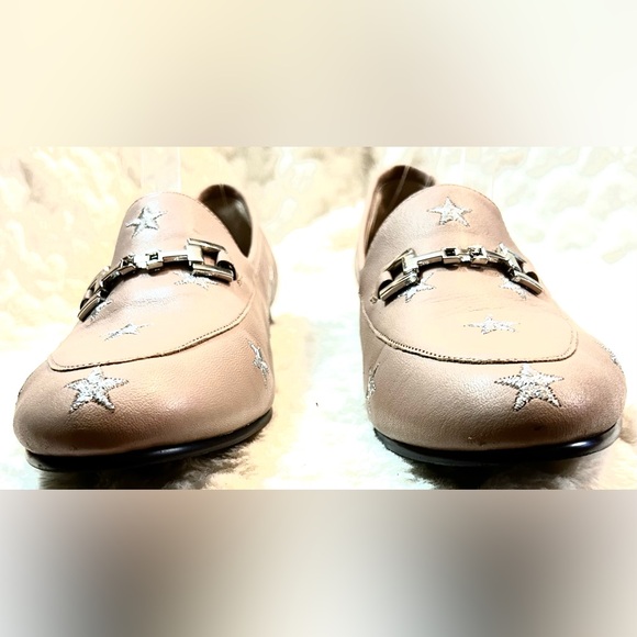 VANELi Nude Tan Leather Buckle Loafers women’s size 8M - Picture 4 of 11